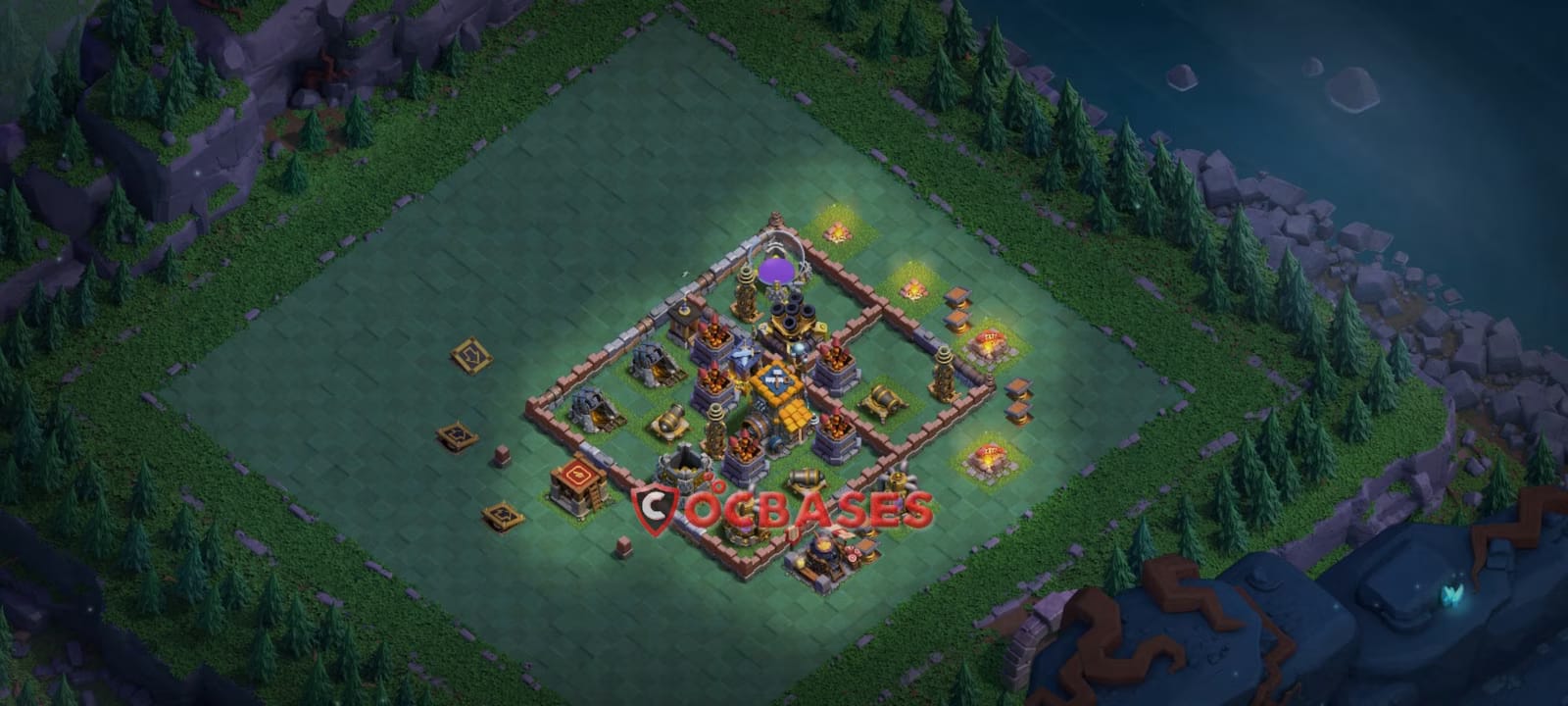 BH10 Anti 3 star Layout 22 - #split, #anti 3 stars base layout with copy link for Clash of Clans 2026