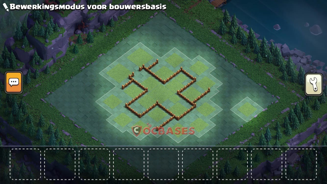 BH4 Anti 2 star Layout 9 - ring, anti giant base layout with copy link for Clash of Clans 2026