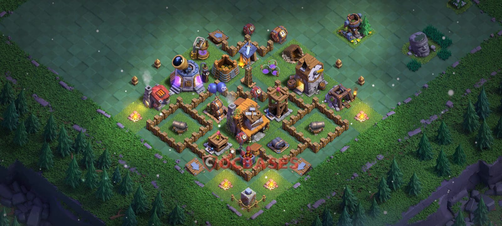 BH4 Anti 3 star Layout 12 - #compact, #anti 2 stars base layout with copy link for Clash of Clans 2026