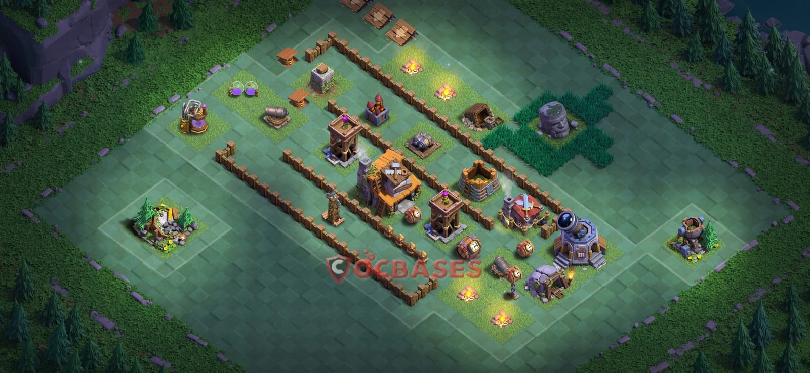BH4 War Layout 1 - #anti ground base layout with copy link for Clash of Clans 2026