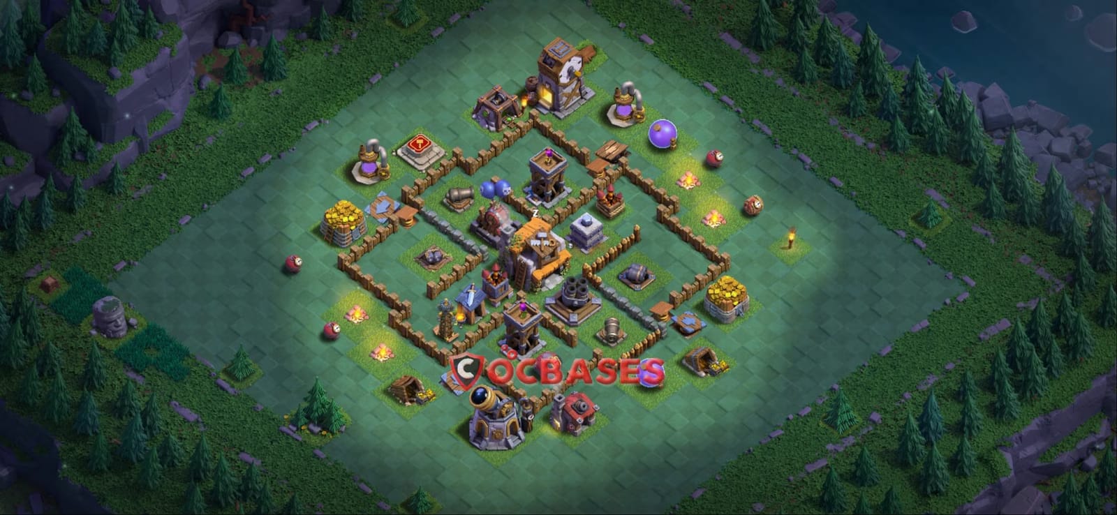 BH5 Anti 3 star Layout 17 - #anti 3 stars base layout with copy link for Clash of Clans 2026