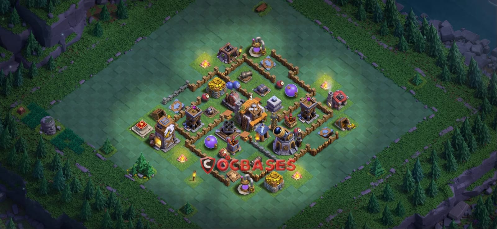 BH5 Anti 3 star Layout 19 - #anti 3 stars base layout with copy link for Clash of Clans 2026