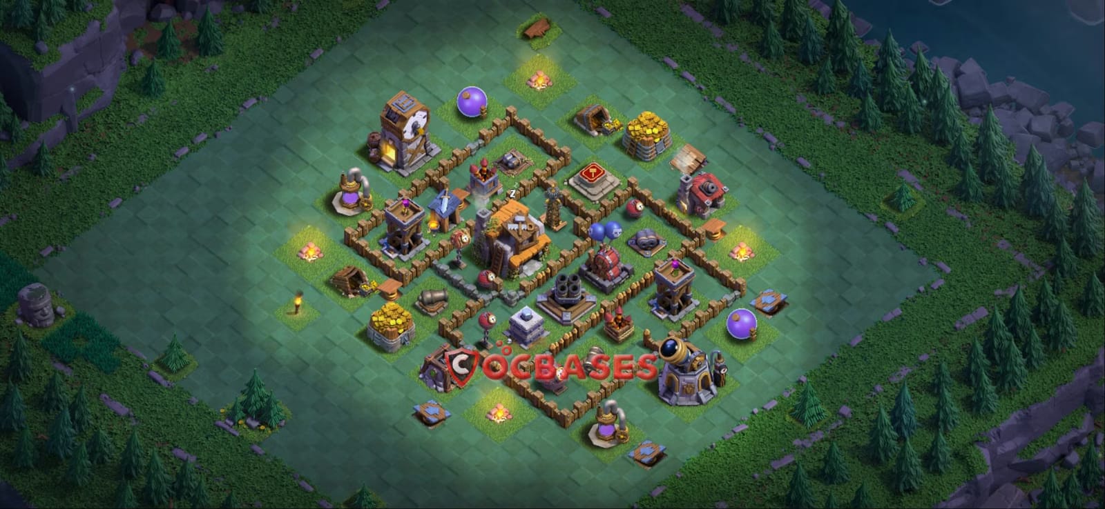 BH5 Anti 3 star Layout 20 - #anti 3 stars base layout with copy link for Clash of Clans 2026