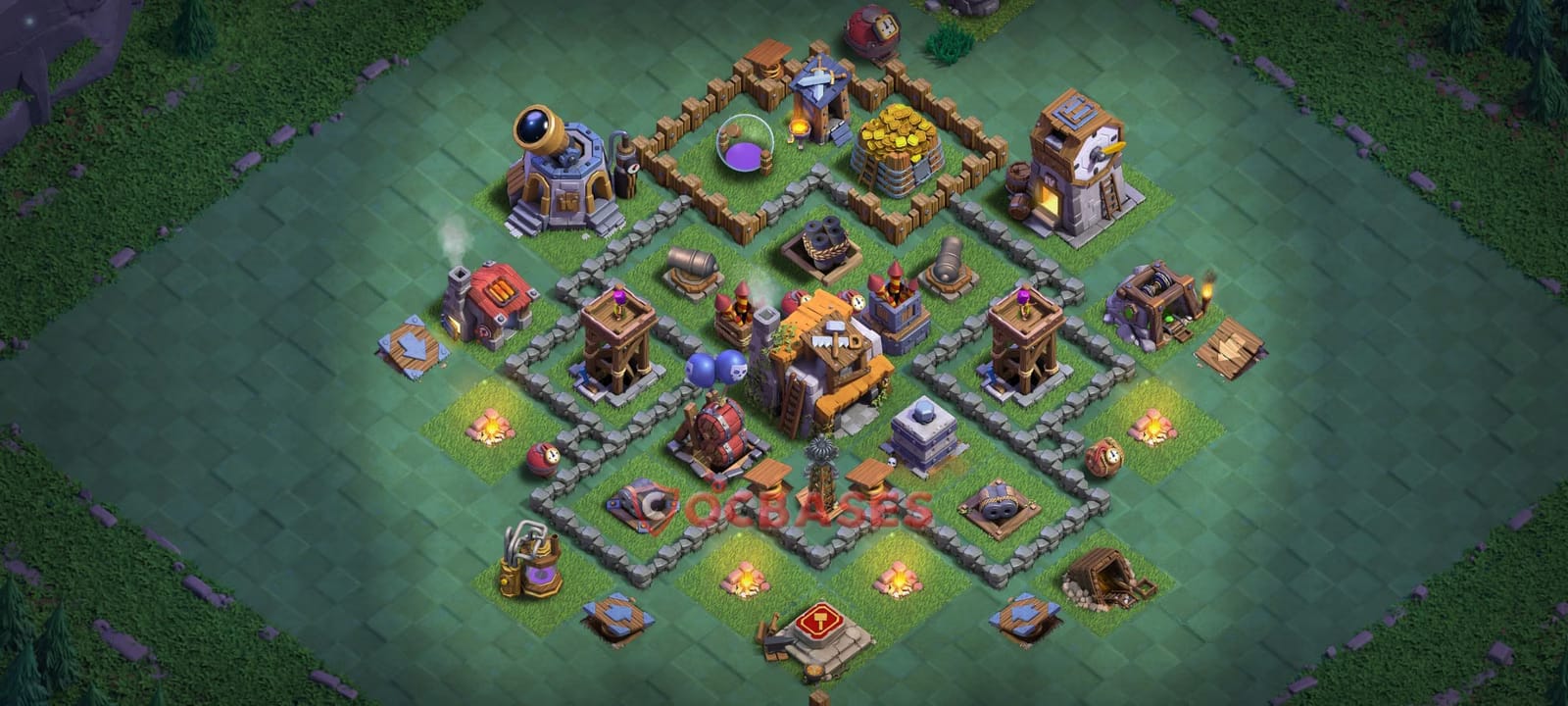 BH5 Trophy Layout 8 - #trophy, #anti 3 stars base layout with copy link for Clash of Clans 2026