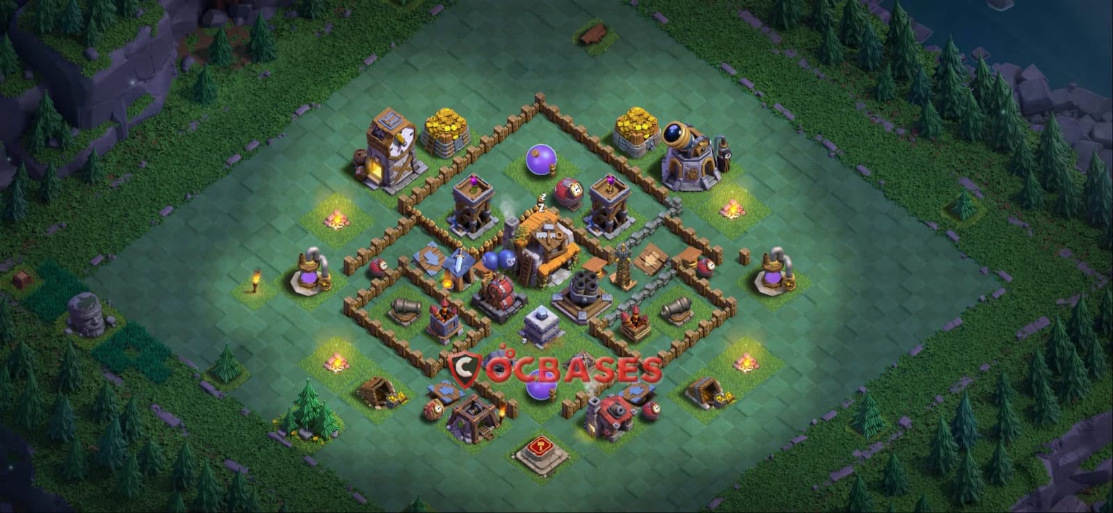 BH5 War Layout 24 -  base layout with copy link for Clash of Clans 2026