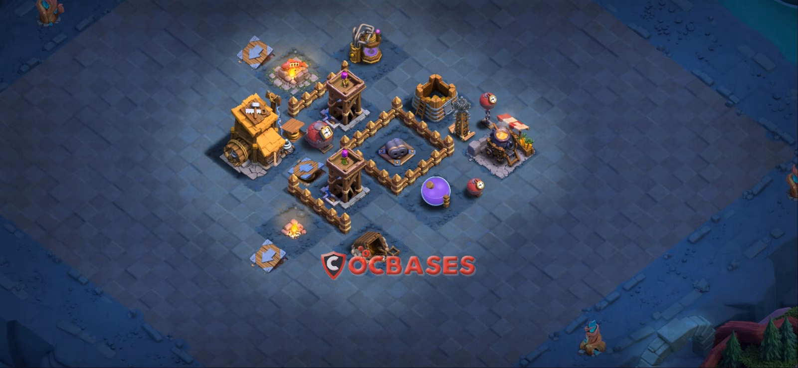 BH6 Trophy Layout 22 - trophy base layout with copy link for Clash of Clans 2026