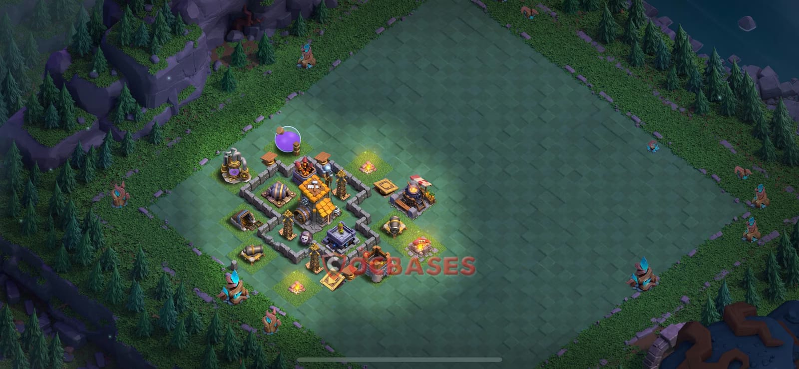 BH7 Anti 2 star Layout 23 - anti 2 stars base layout with copy link for Clash of Clans 2026