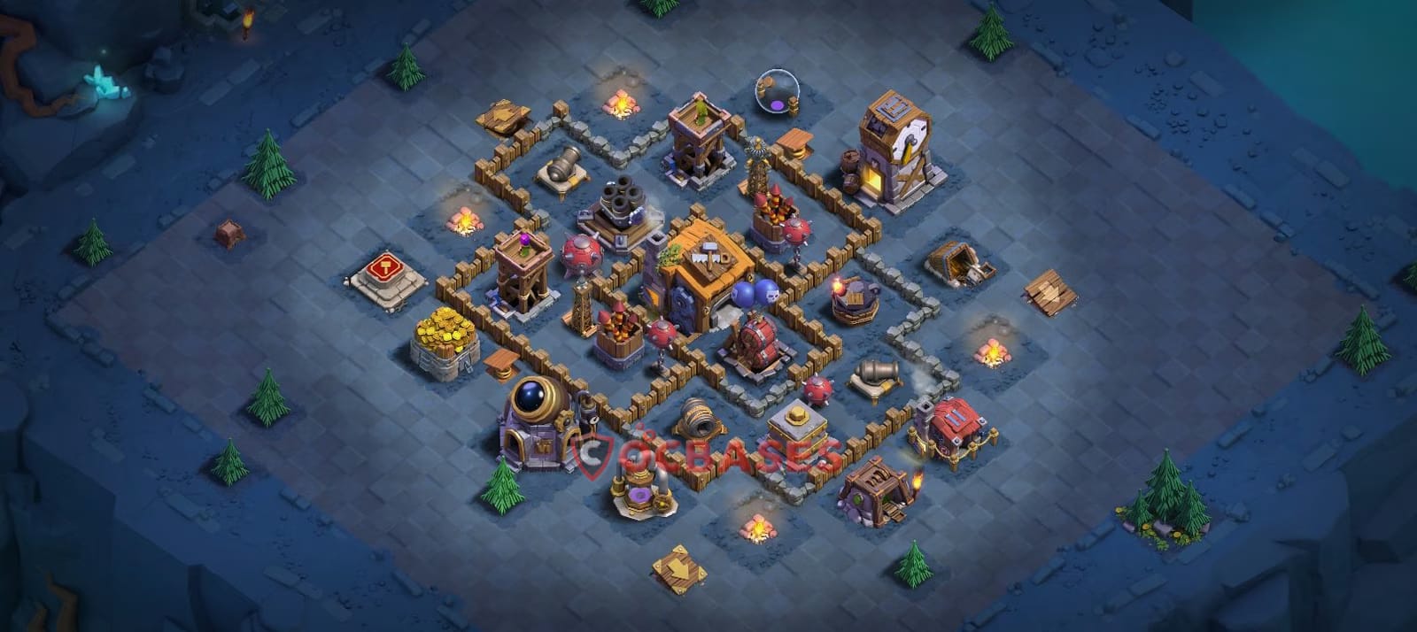 BH7 War Layout 10 -  base layout with copy link for Clash of Clans 2026