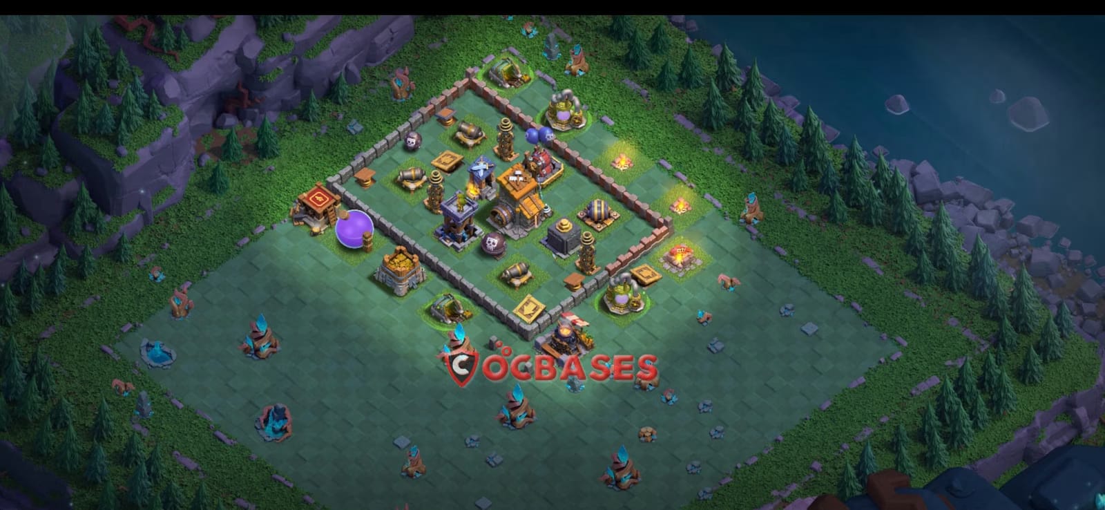 BH8 Anti 2 star Layout 8 - #anti 2 stars base layout with copy link for Clash of Clans 2026