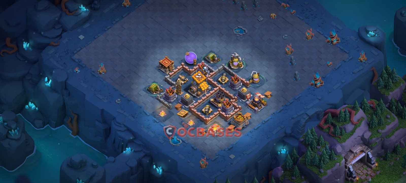 BH8 War Layout 5 -  base layout with copy link for Clash of Clans 2026