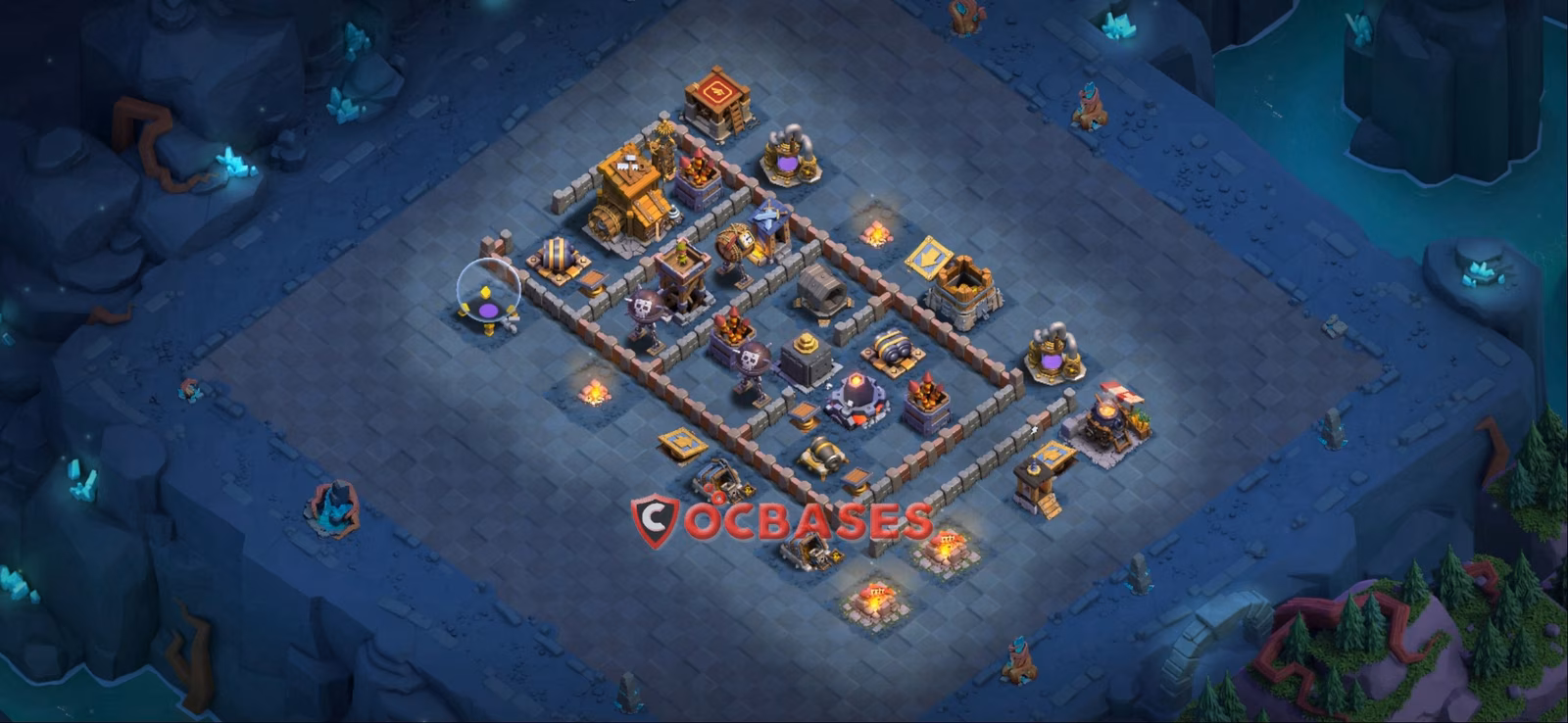 BH9 Anti 3 star Layout 20 - #anti 3 stars base layout with copy link for Clash of Clans 2026