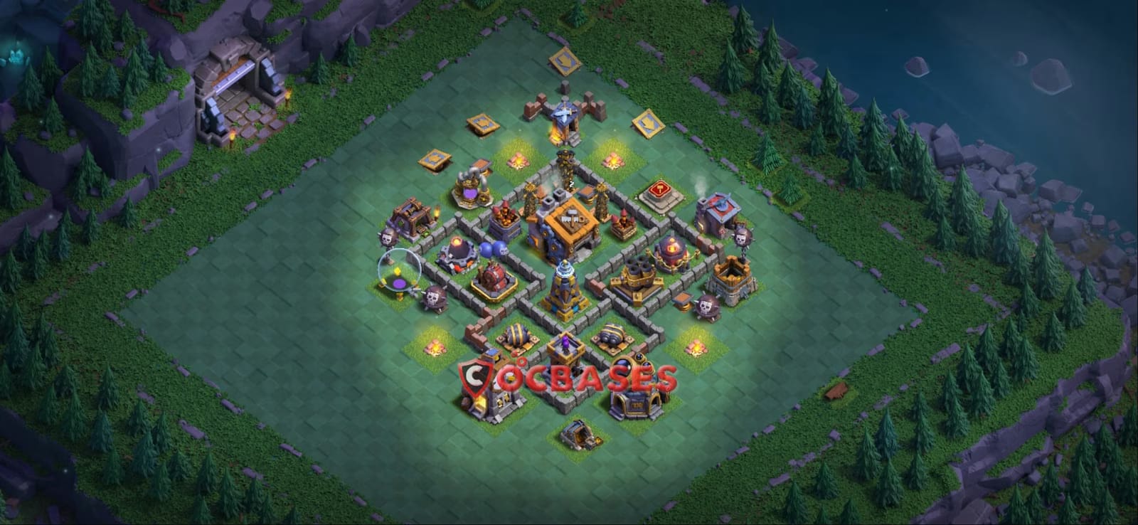 BH9 War Layout 18 -  base layout with copy link for Clash of Clans 2026