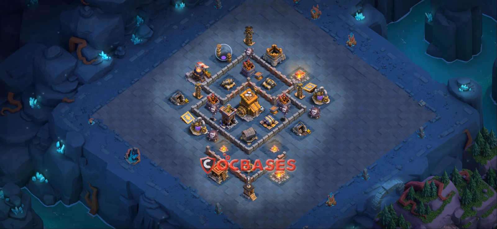 BH9 War Layout 23 -  base layout with copy link for Clash of Clans 2026