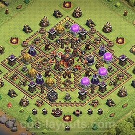 TH10 Farming Layout 1 -  base layout with copy link for Clash of Clans 2026