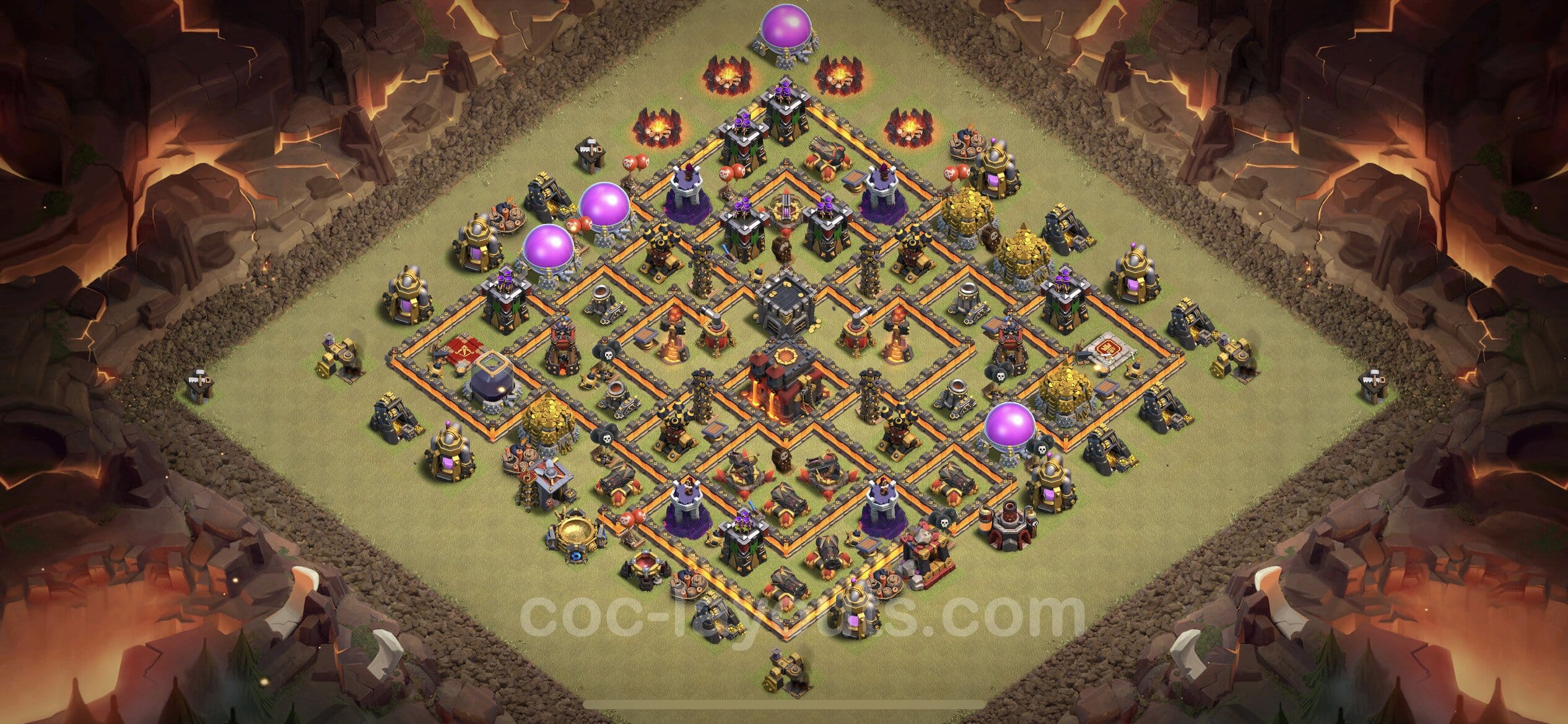 TH10 Farming Layout 16 -  base layout with copy link for Clash of Clans 2026
