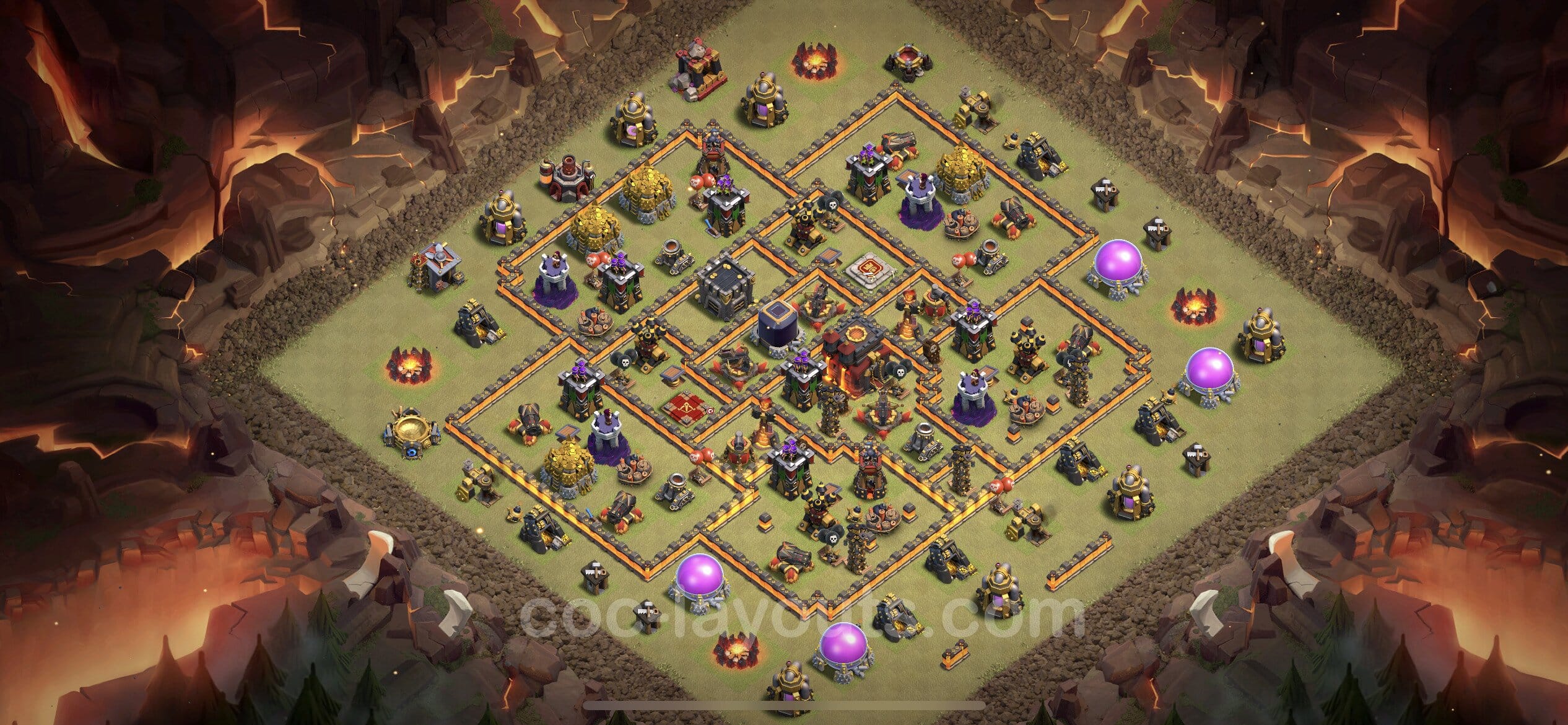 TH10 Fun Layout 26 -  base layout with copy link for Clash of Clans 2026