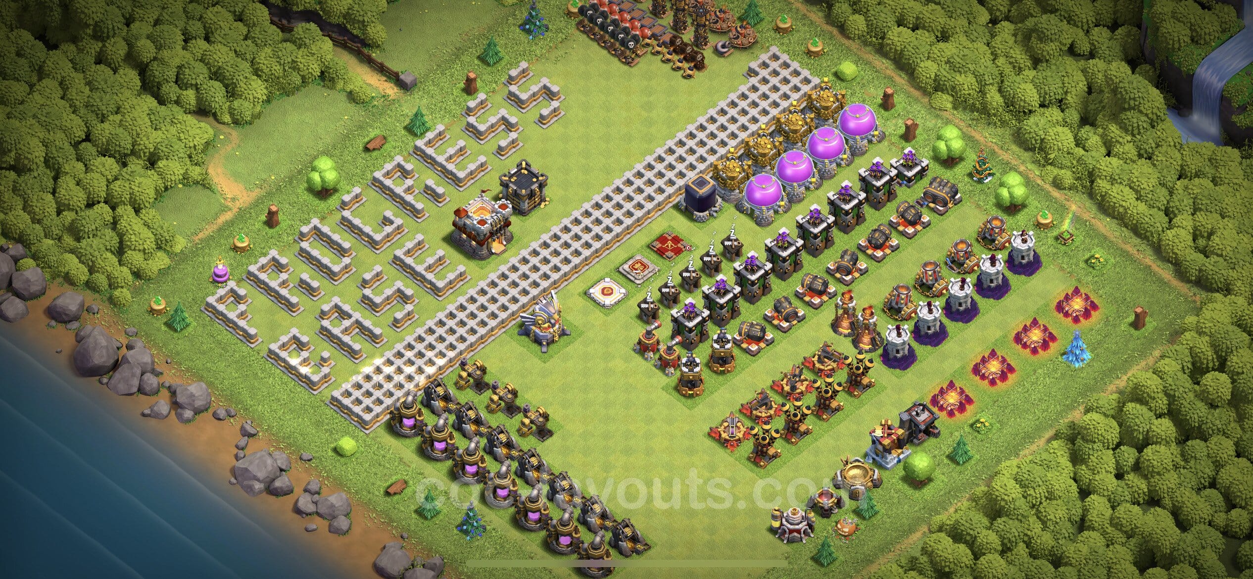 TH11 Farming Layout 4 -  base layout with copy link for Clash of Clans 2026