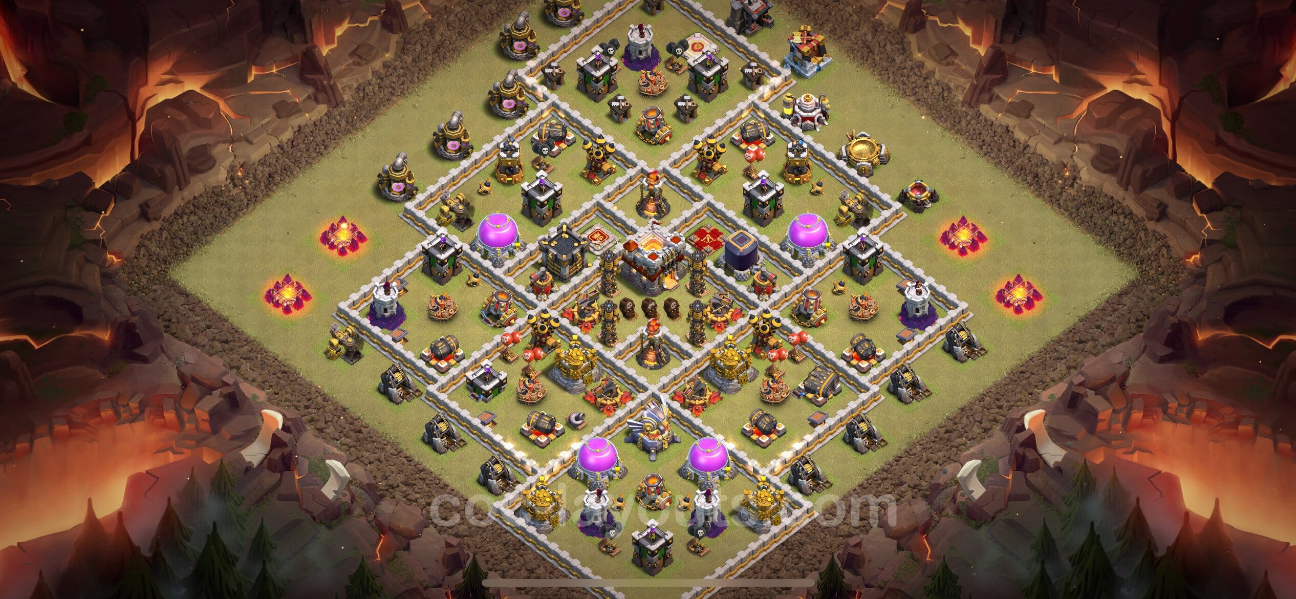 TH11 Farming Layout 21 -  base layout with copy link for Clash of Clans 2026