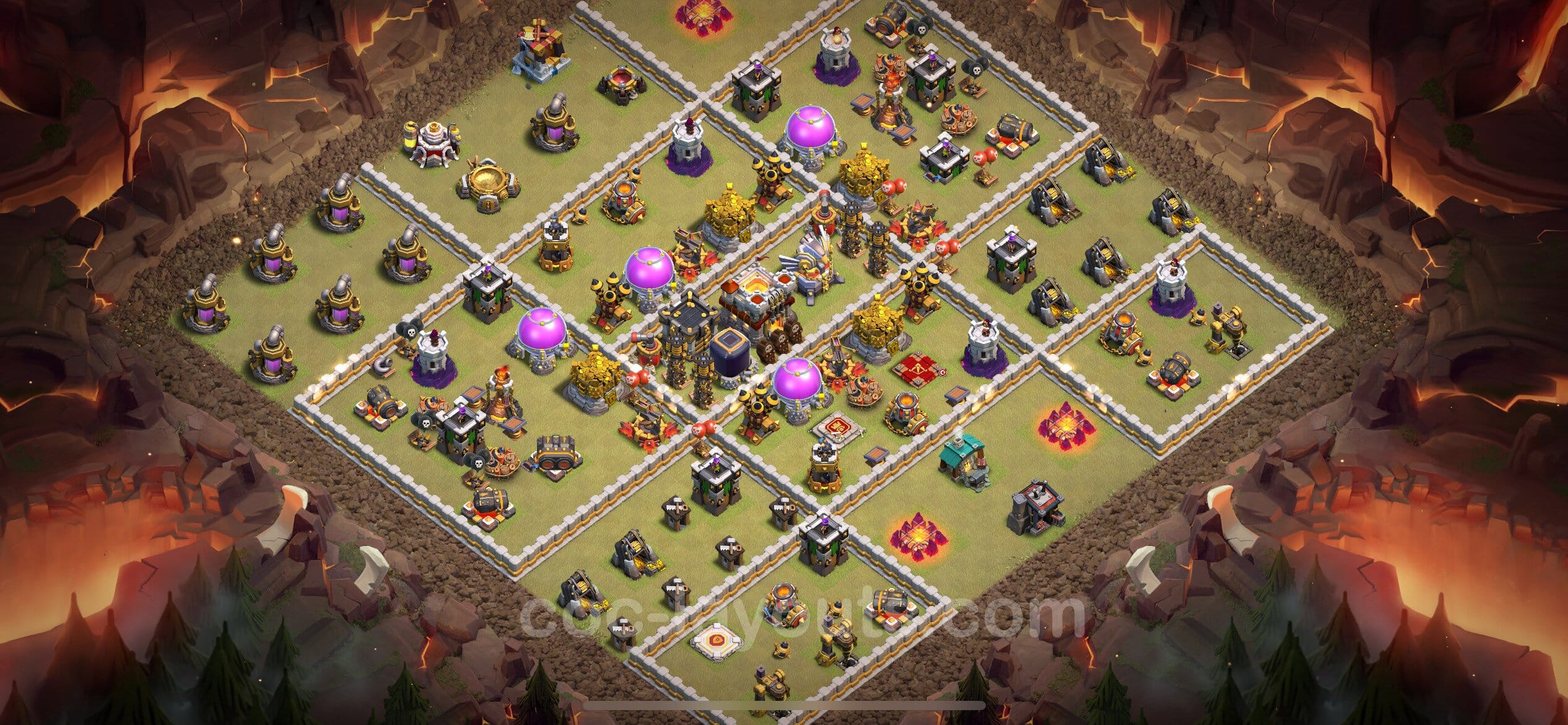 TH11 Fun Layout 6 -  base layout with copy link for Clash of Clans 2026