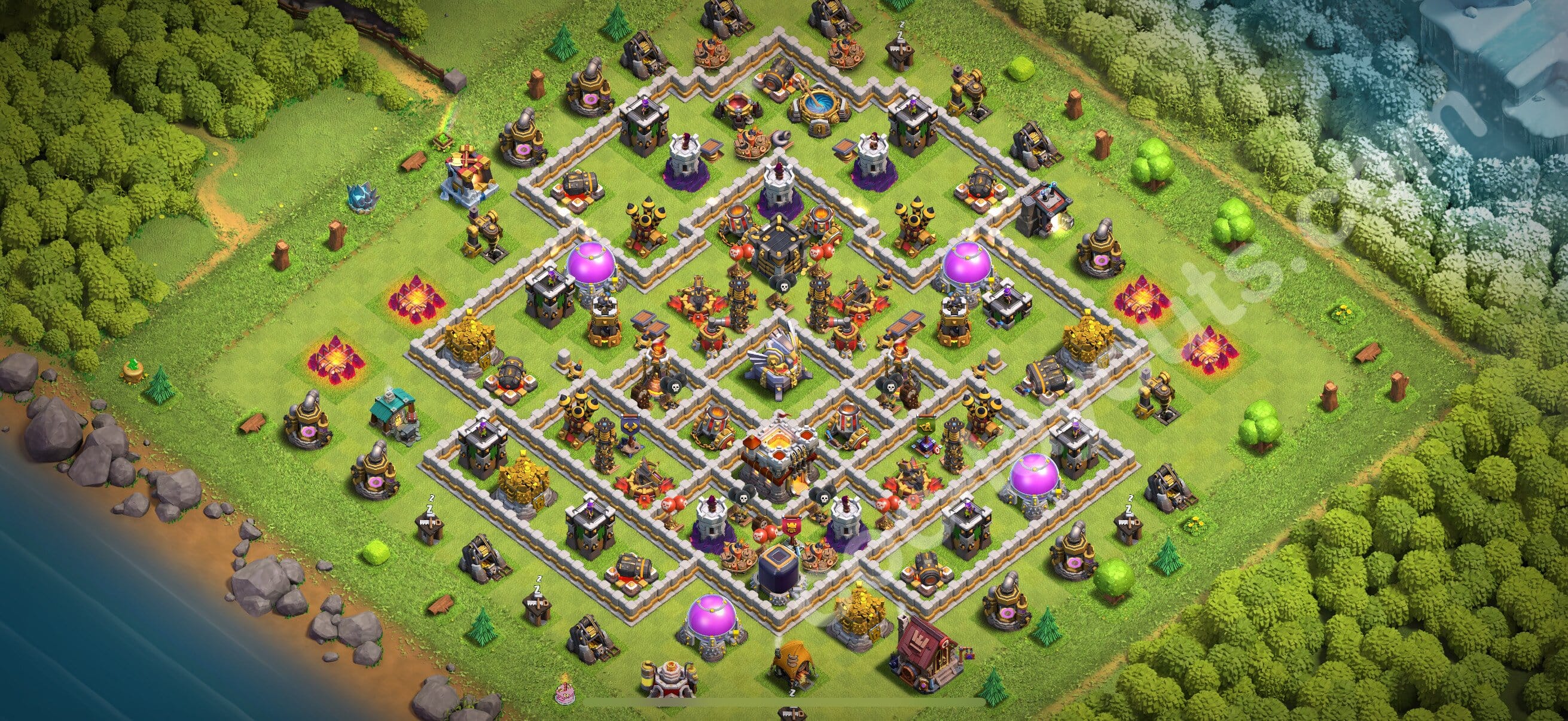 TH11 Trophy Layout 24 -  base layout with copy link
