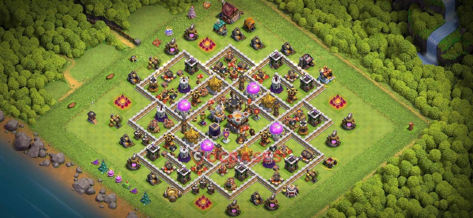TH11 War Layout 17 -  base layout with copy link
