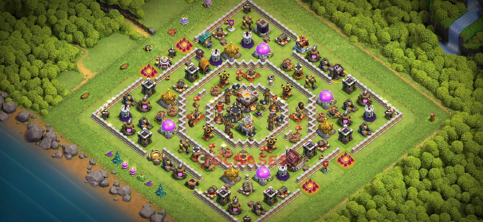 TH11 War Layout 24 -  base layout with copy link