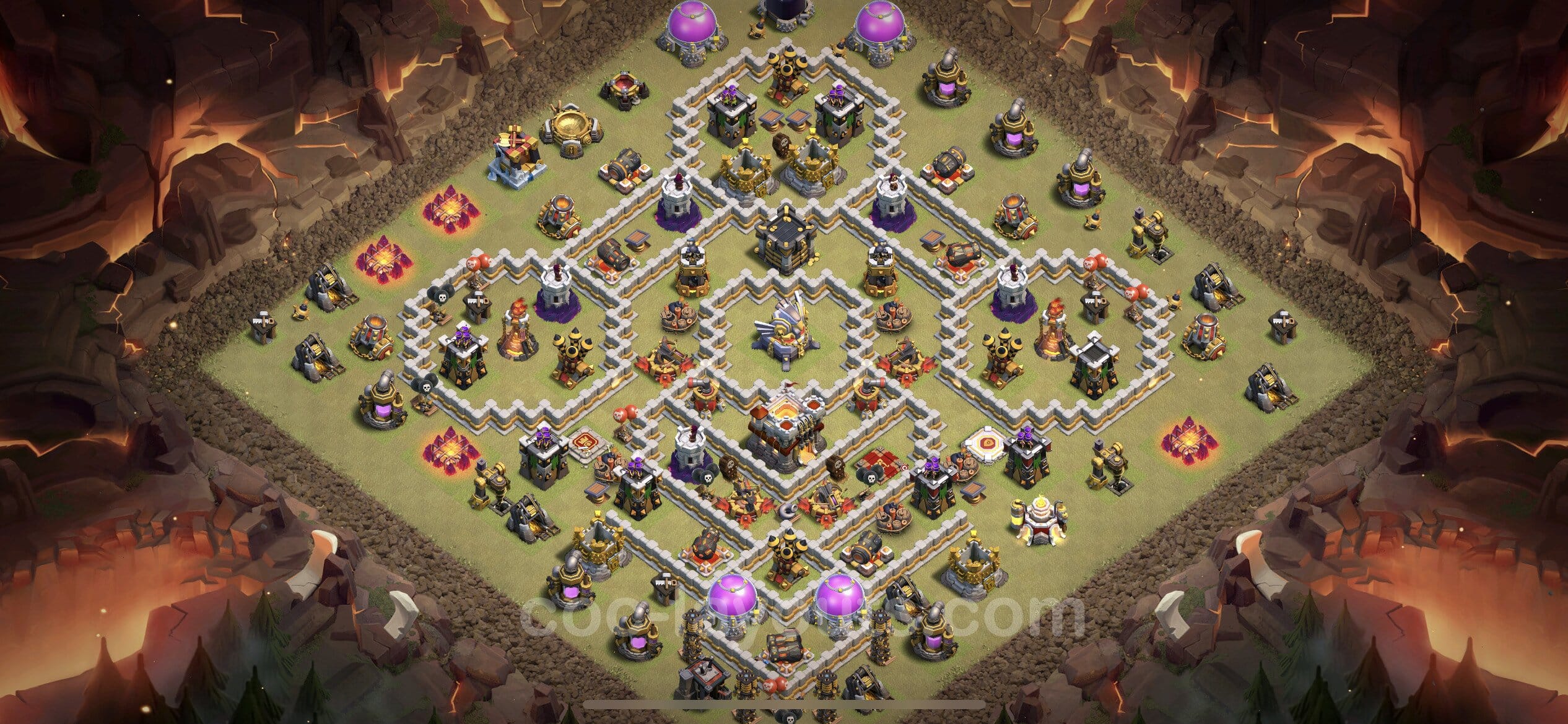 TH11 War Layout 28 -  base layout with copy link
