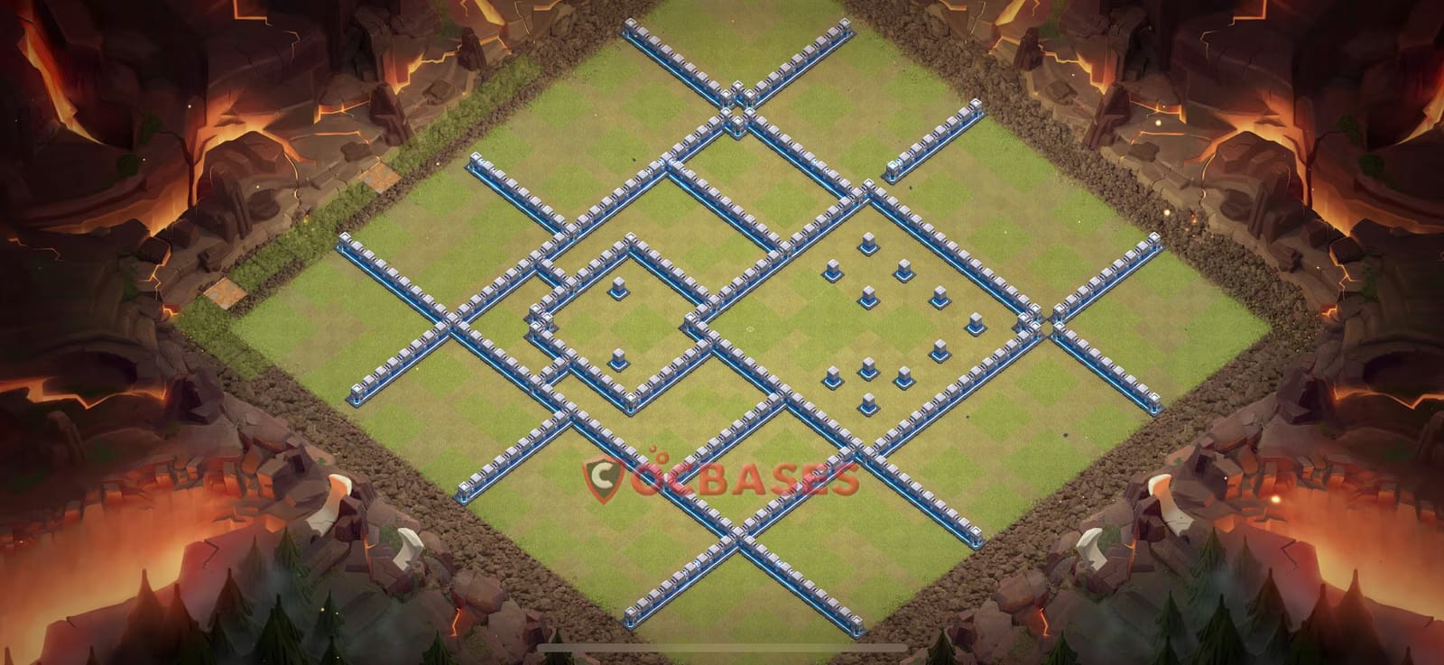 TH12 Anti 3 star Layout 29 - anti 3 stars, anti 2 stars base layout with copy link for Clash of Clans 2026