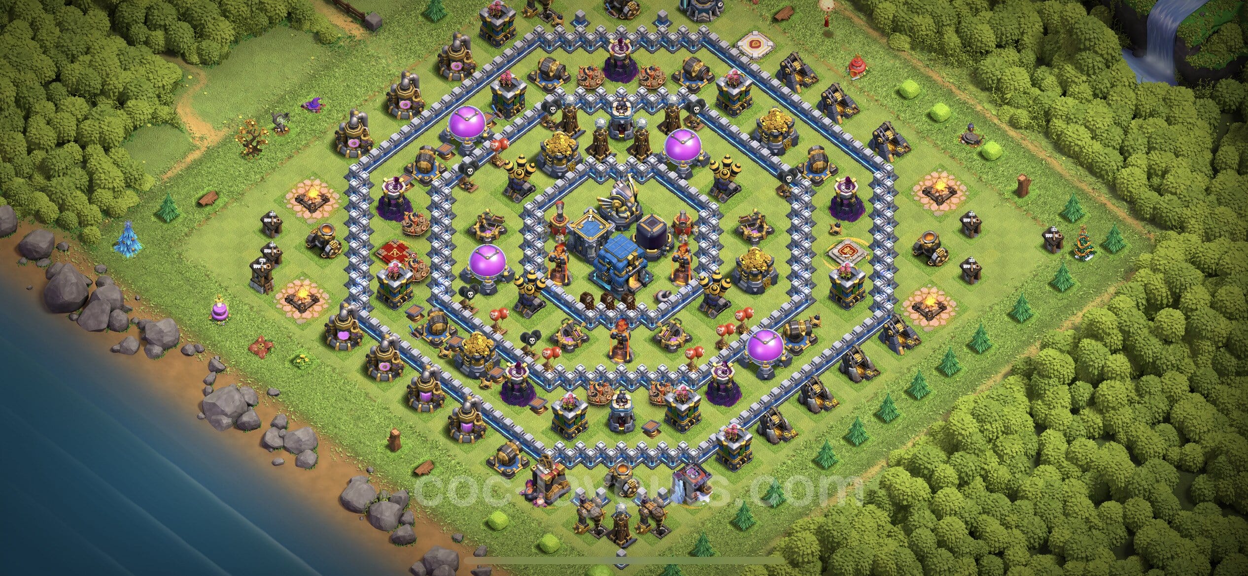 TH12 Farming Layout 1 -  base layout with copy link for Clash of Clans 2026