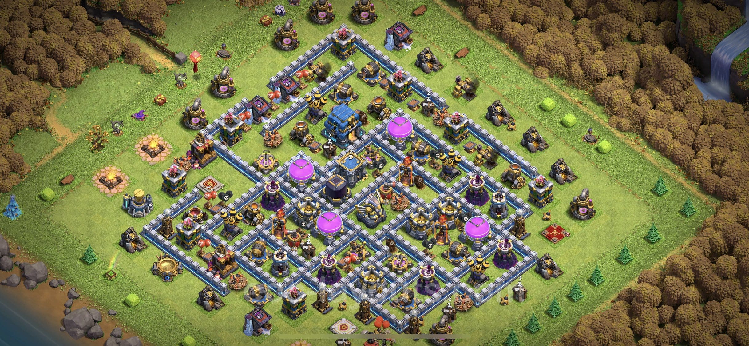 TH12 Farming Layout 22 -  base layout with copy link for Clash of Clans 2026