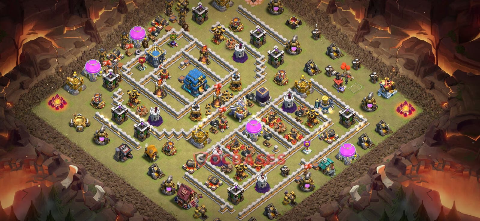 TH12 War Layout 16 -  base layout with copy link