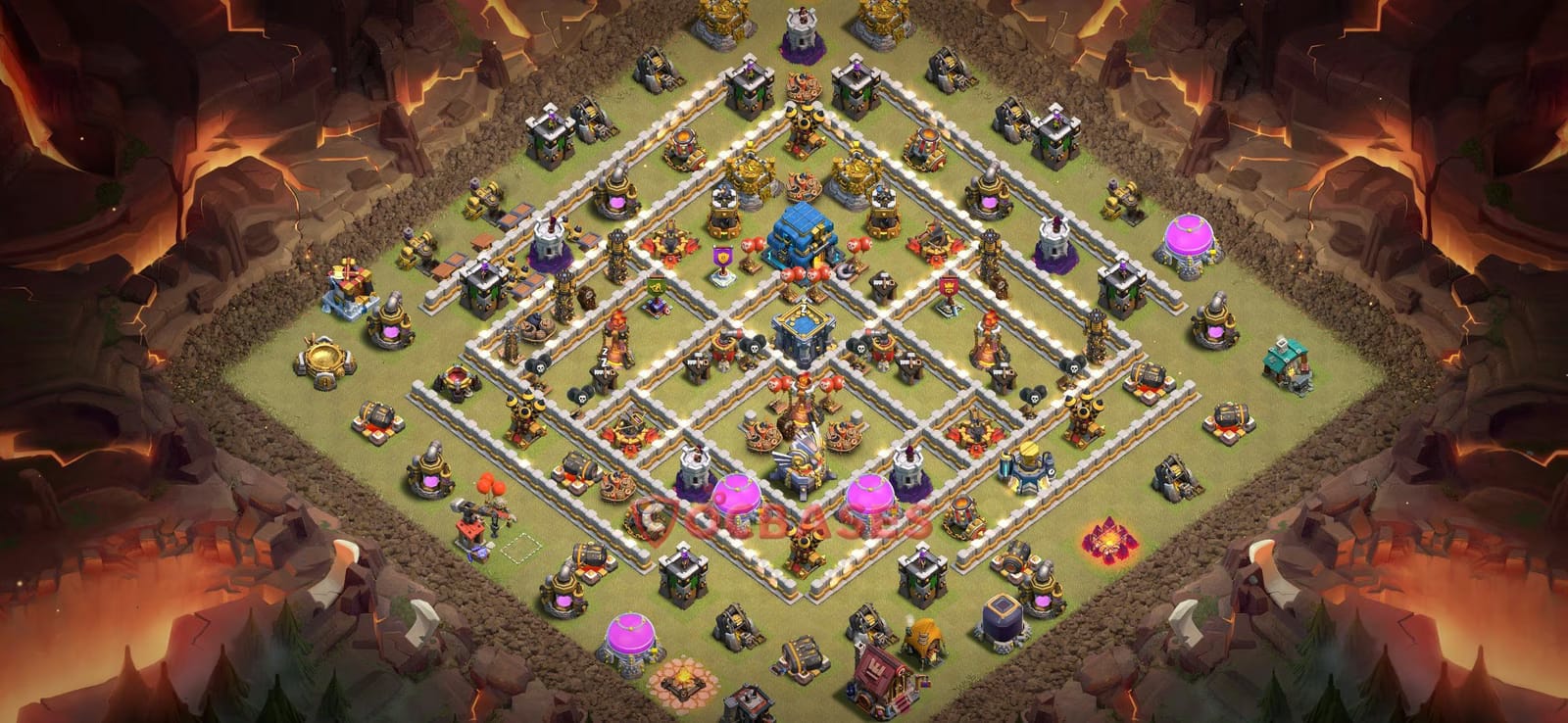 TH12 War Layout 19 -  base layout with copy link