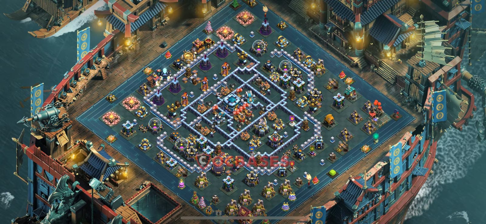 TH13 Anti 3 star Layout 15 - anti electro dragon, anti dragon base layout with copy link for Clash of Clans 2026