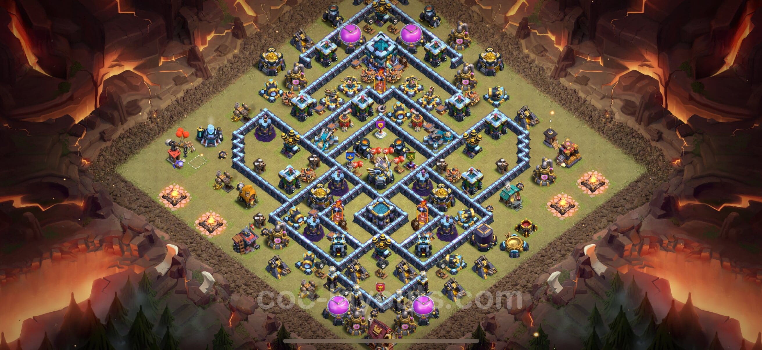 TH13 Farming Layout 19 -  base layout with copy link for Clash of Clans 2026