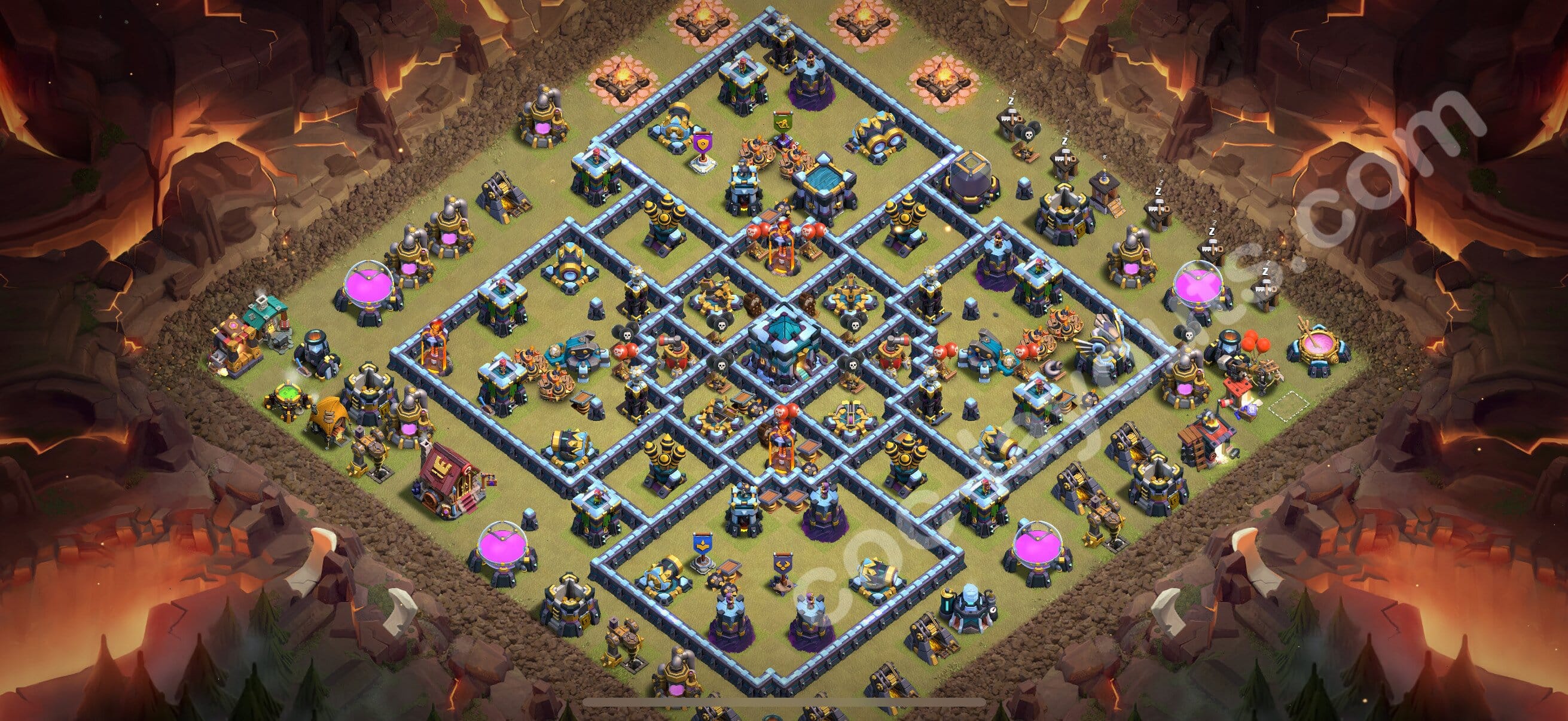 TH13 Farming Layout 20 -  base layout with copy link for Clash of Clans 2026