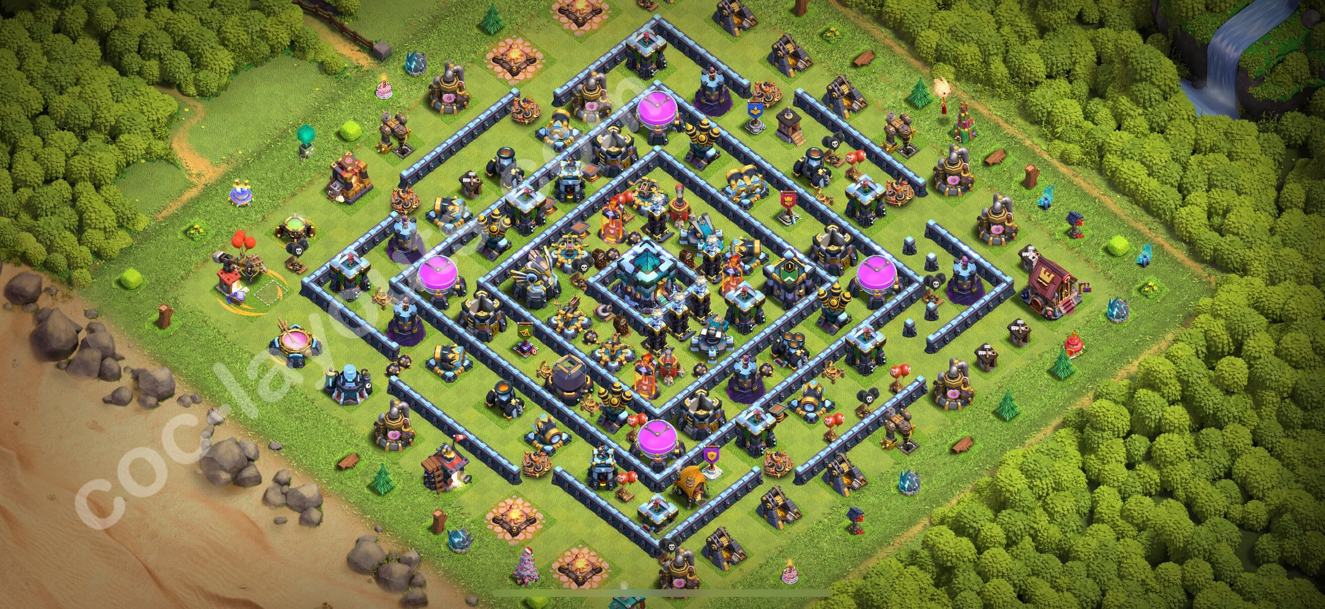 TH13 Trophy Layout 17 -  base layout with copy link
