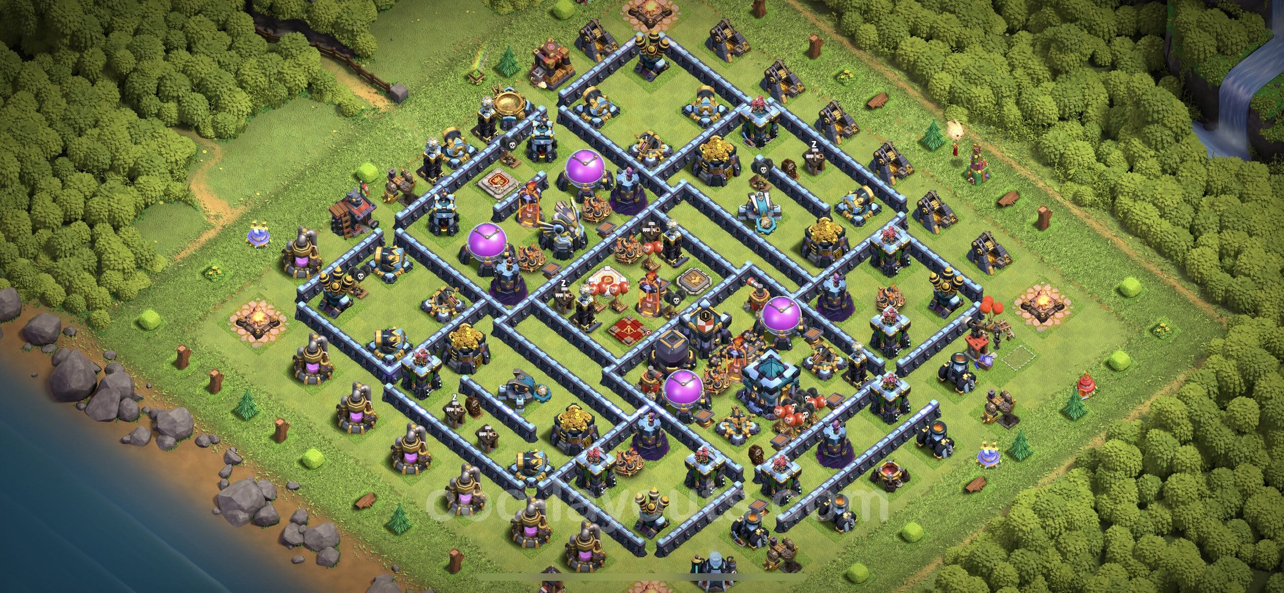 TH13 War Layout 1 -  base layout with copy link
