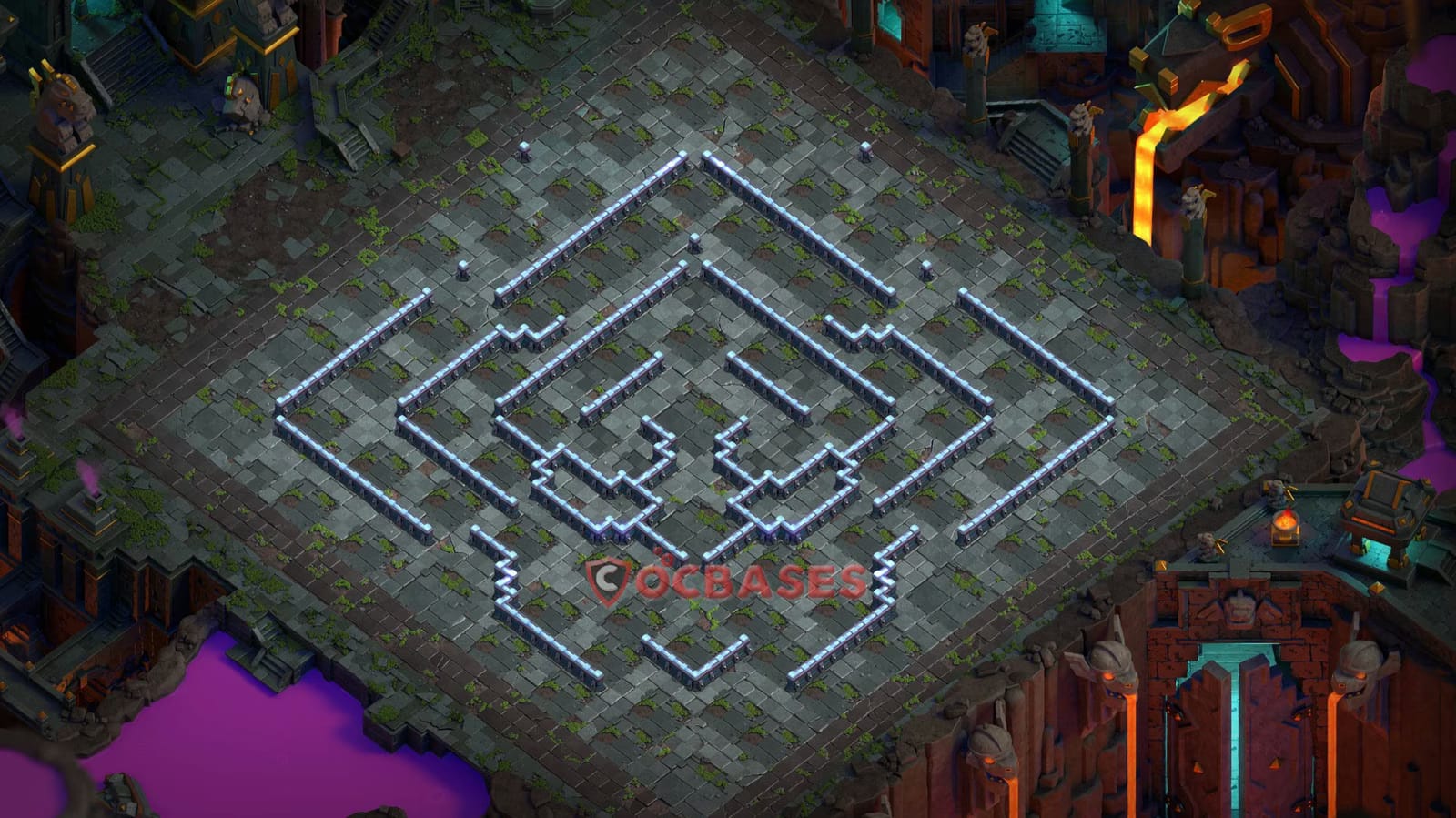 TH13 War Layout 9 -  base layout with copy link for Clash of Clans 2026