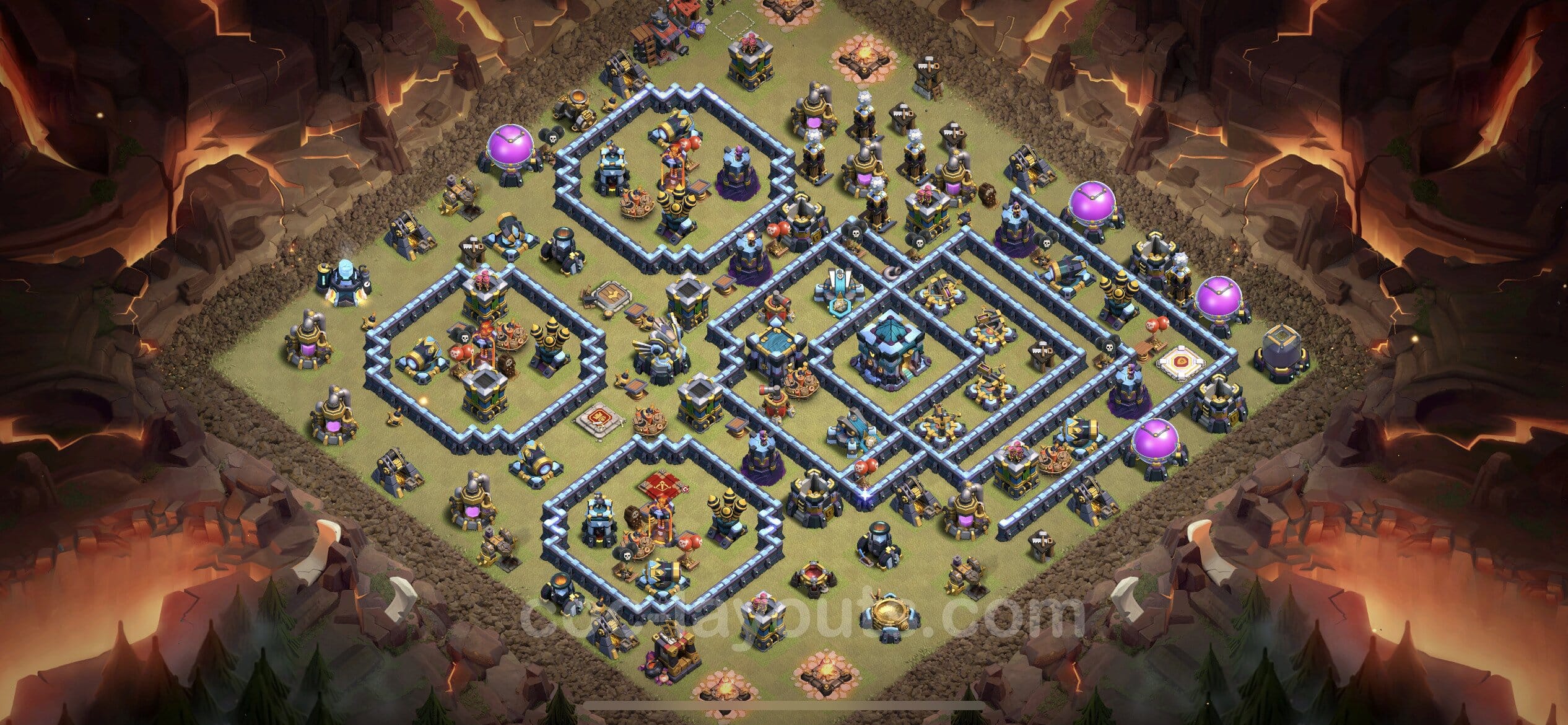 TH13 War Layout 15 -  base layout with copy link