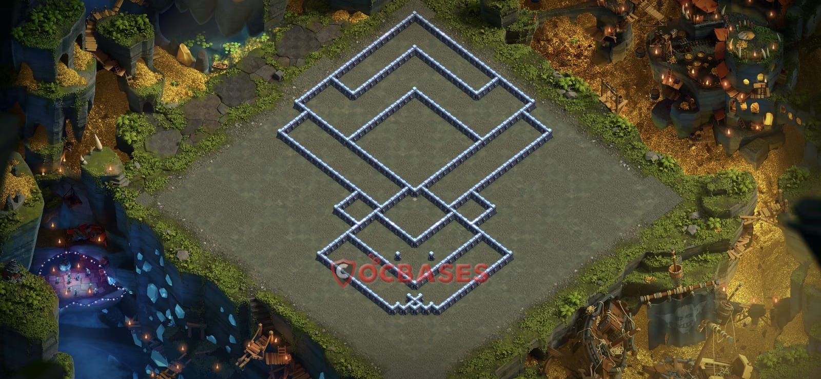 TH13 War Layout 26 -  base layout with copy link