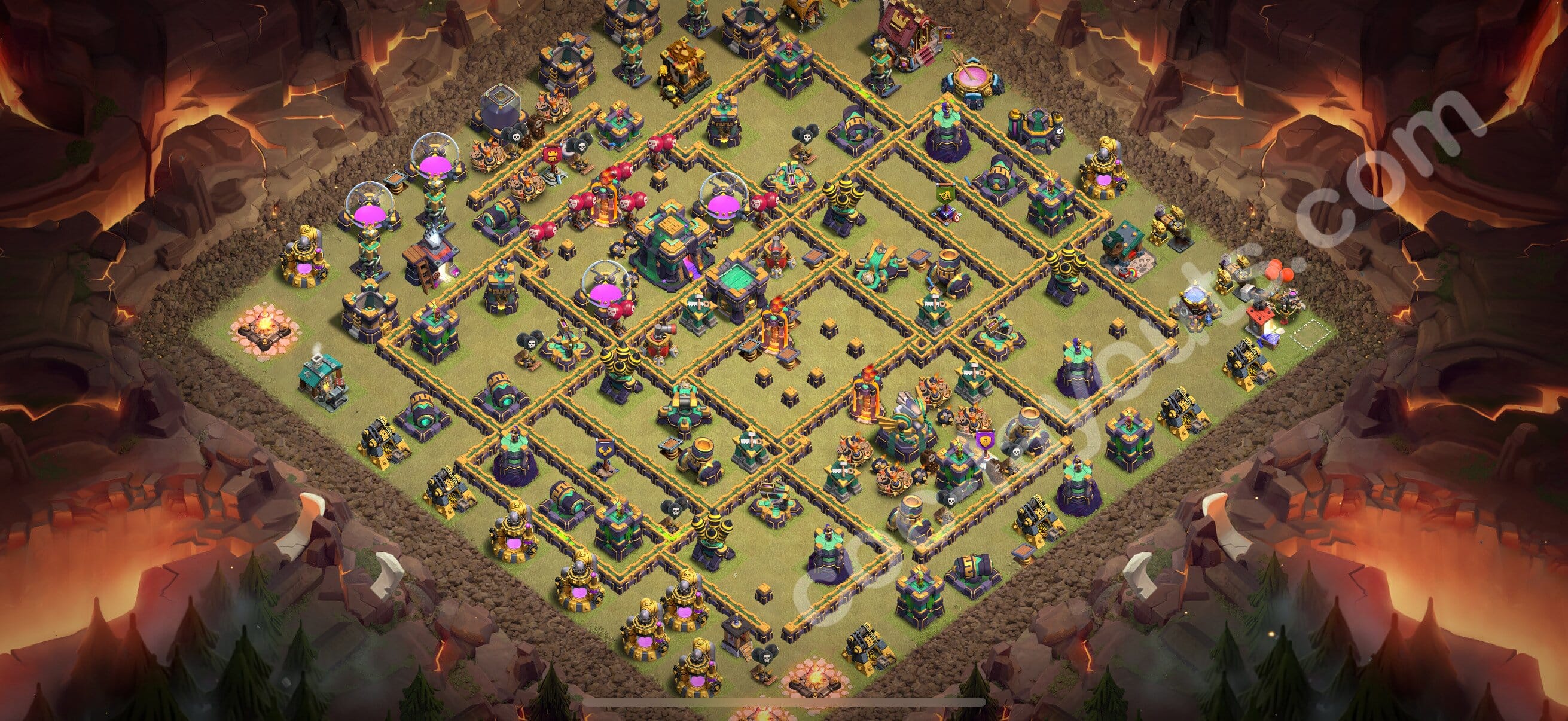 TH14 Farming Layout 10 -  base layout with copy link for Clash of Clans 2026