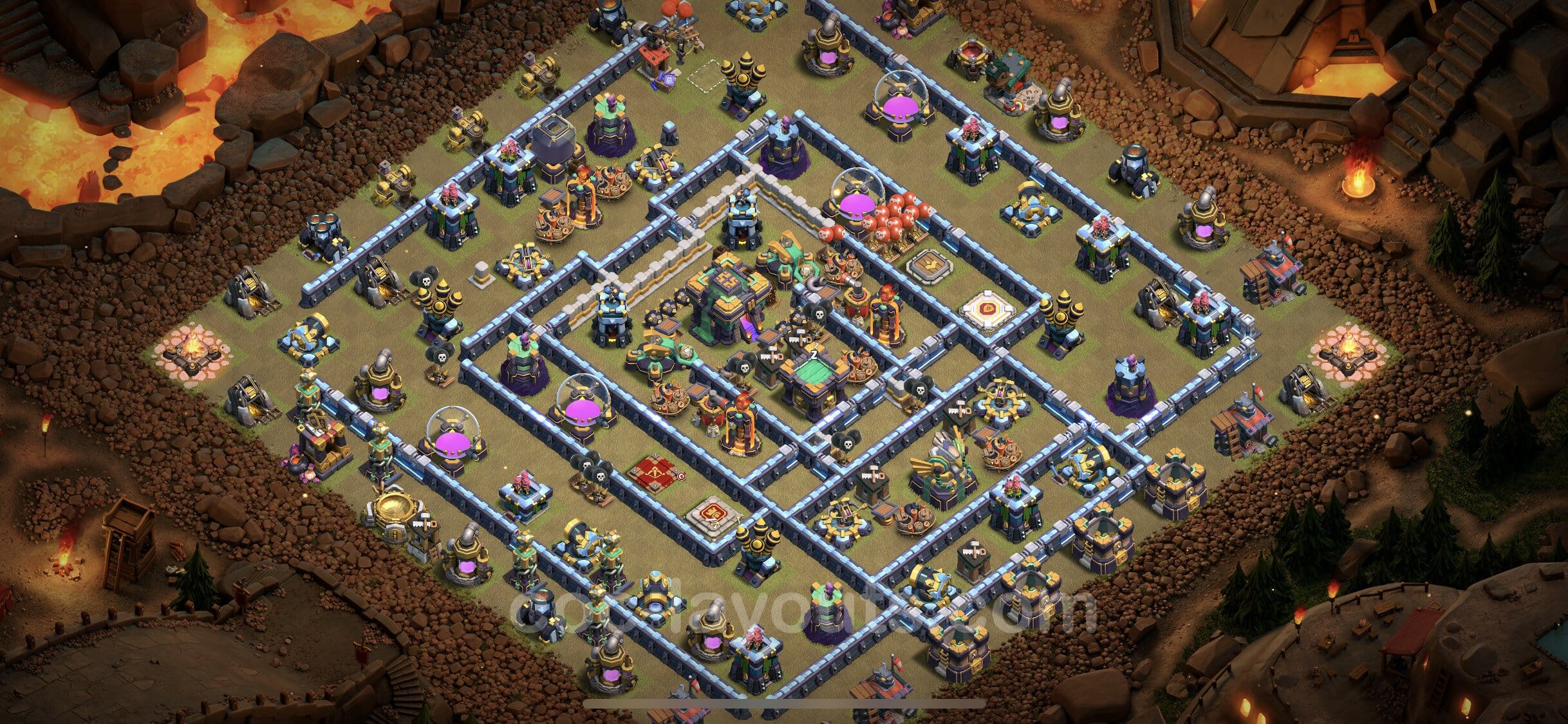 TH14 Fun Layout 2 -  base layout with copy link for Clash of Clans 2026