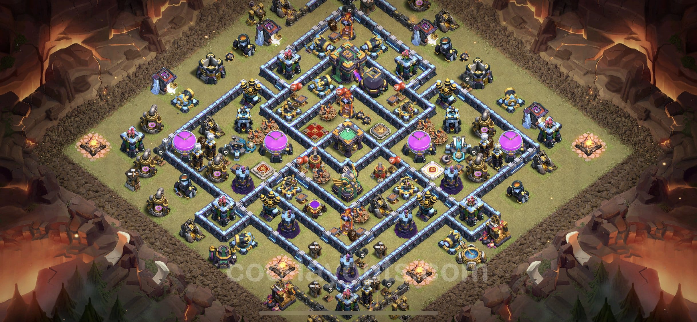 TH14 Fun Layout 20 -  base layout with copy link for Clash of Clans 2026