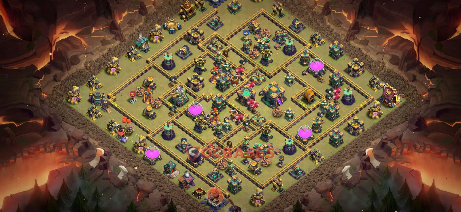 TH14 War Layout 9 -  base layout with copy link