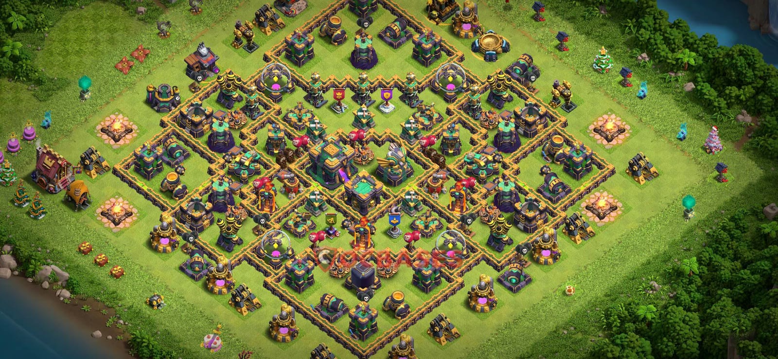 TH14 War Layout 17 -  base layout with copy link