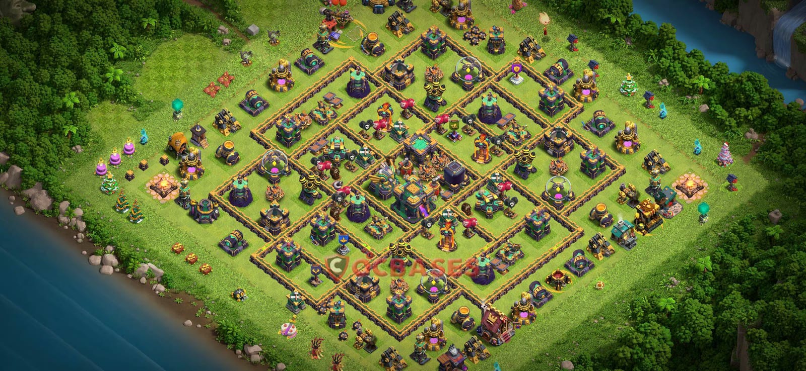 TH14 War Layout 21 -  base layout with copy link