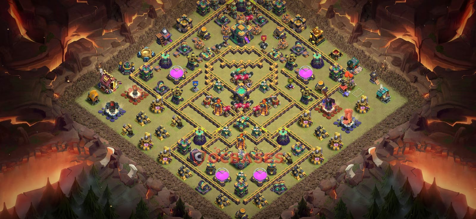 TH14 War Layout 22 -  base layout with copy link