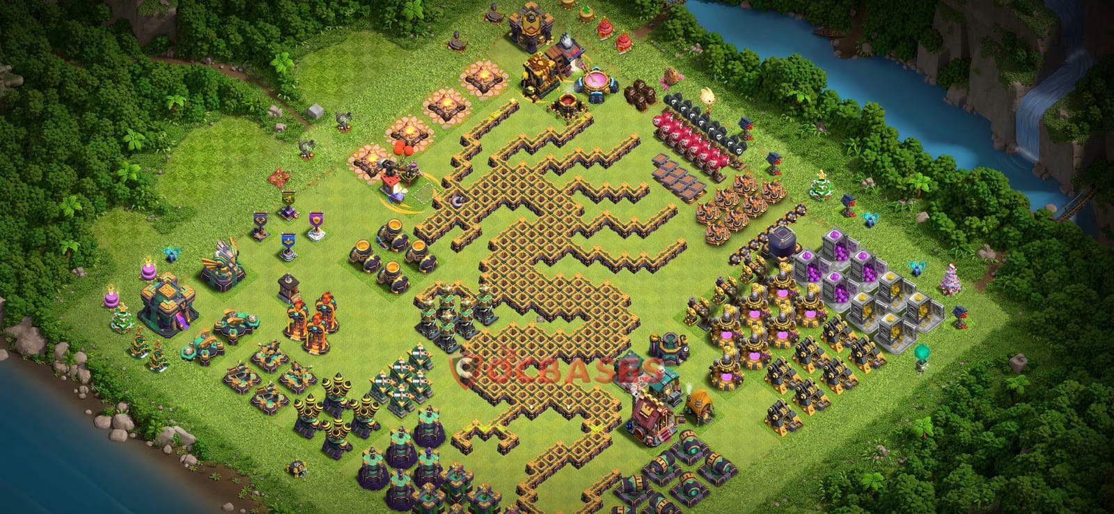 TH14 War Layout 34 -  base layout with copy link