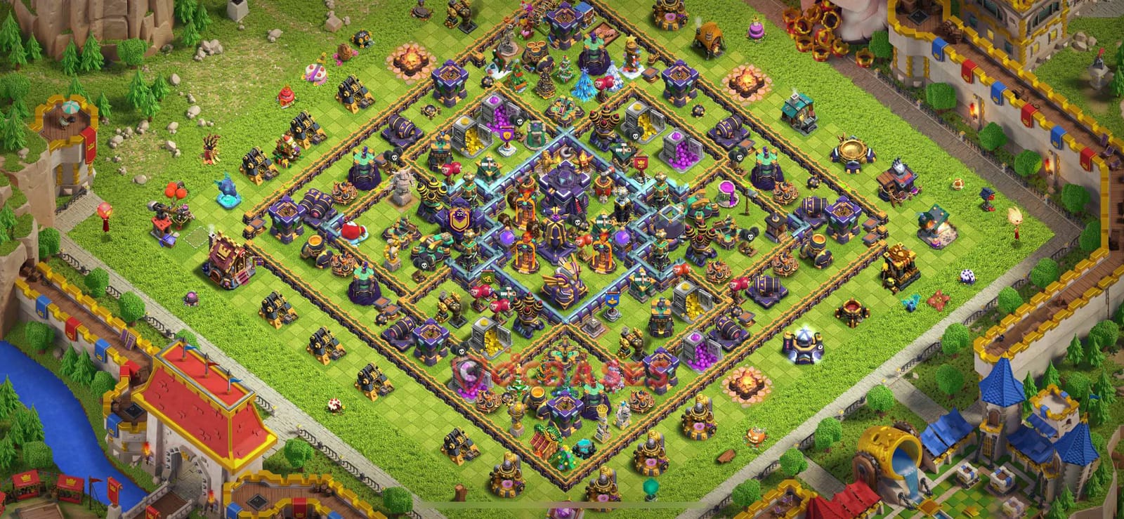 TH15 Anti 3 star Layout 31 - anti electro dragon, anti dragon base layout with copy link for Clash of Clans 2026