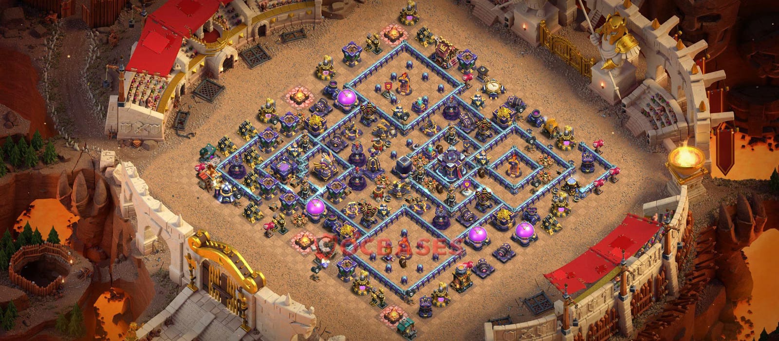 TH15 Trophy Layout 11 - #trophy, #anti 2 stars base layout with copy link for Clash of Clans 2026